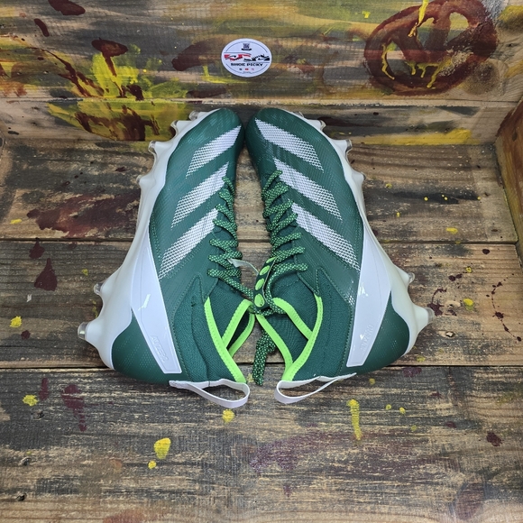 Men adidas adizero impact football cleats Green Apple size 12 if2458 Rare new‎ - Picture 4 of 8